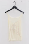 BASERANGE camisole top TOART-CG-AU23 UNDYED PB2